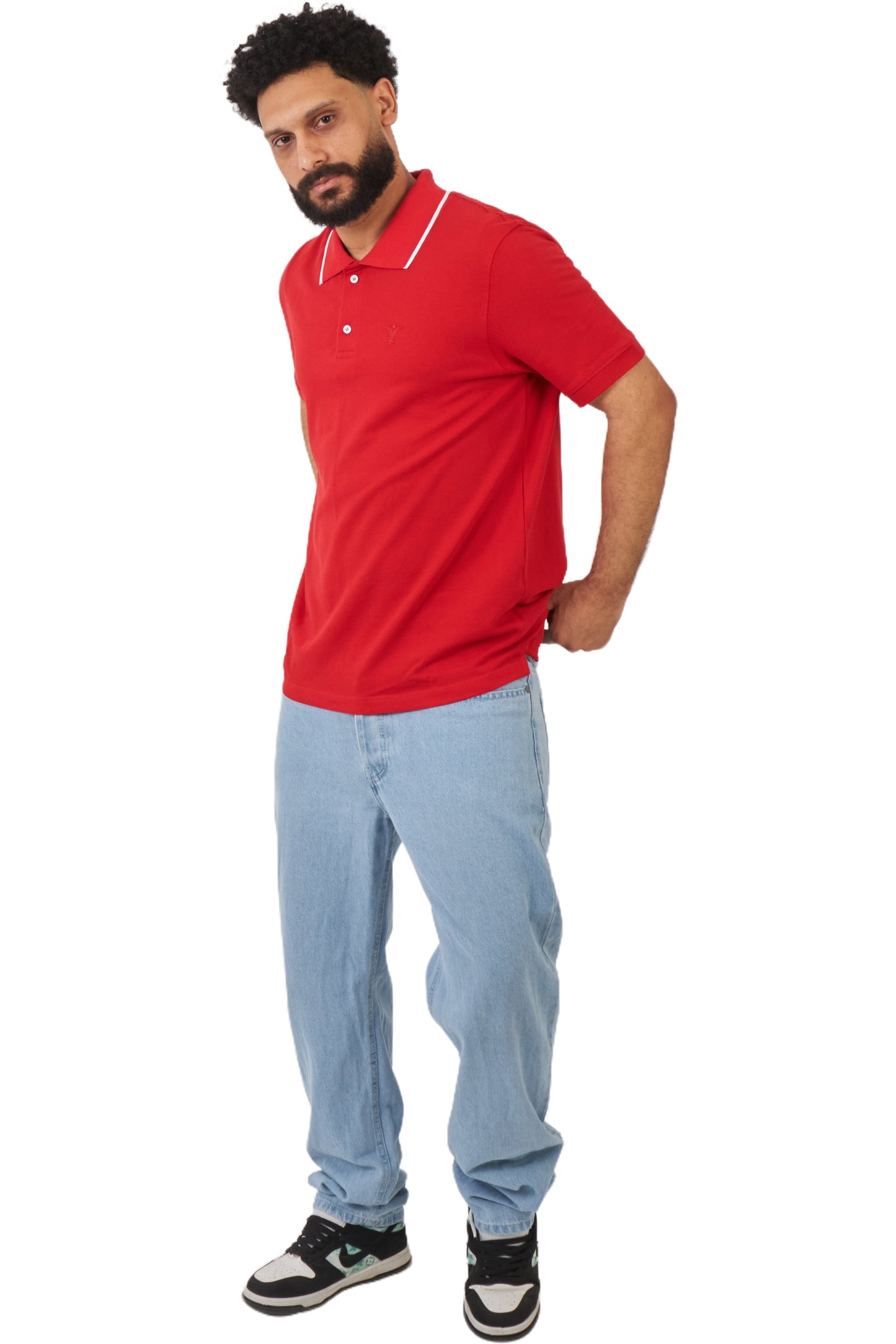 red design polo shirt