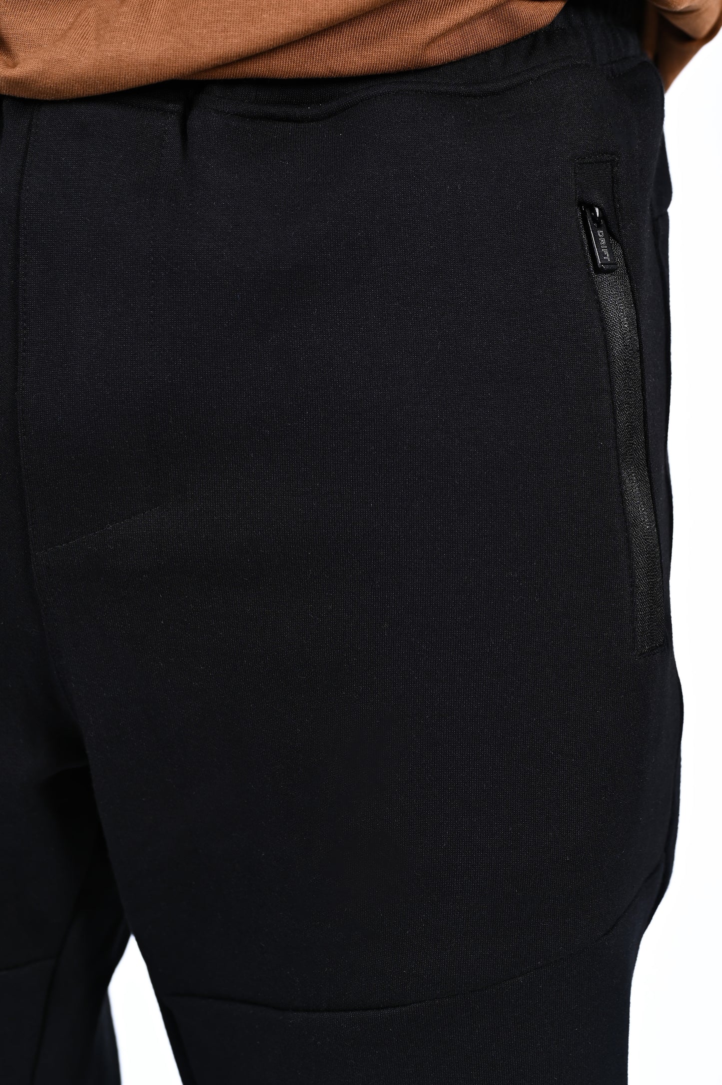 sweat pant with zippers