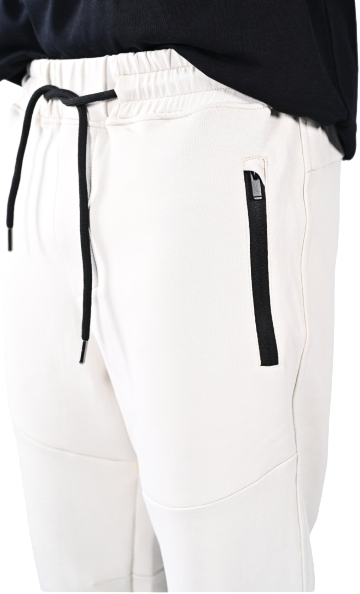 sweat pant with zippers