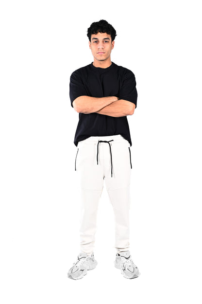 sweat pant with zippers